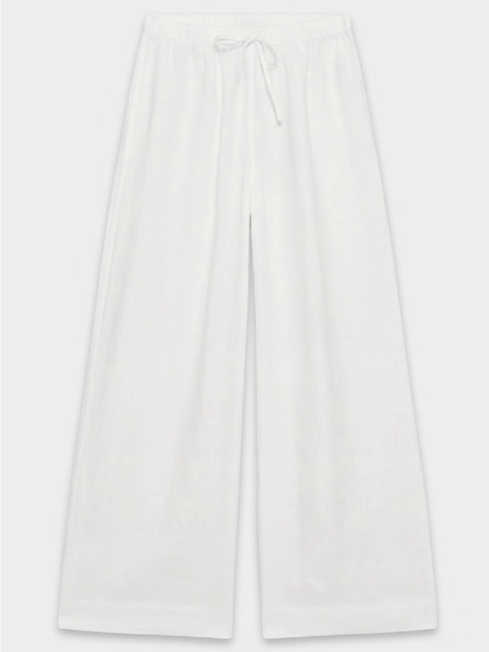 NWT Aritzia Little Moon White New Globetrot Linen Pants